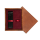Double Wooden Box Mahoń Maroon Double Wooden Box Mahoń Maroon