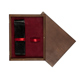 Double Wooden Box Wenge Maroon Double Wooden Box Wenge Maroon