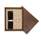 Double Wooden Box Wenge Ecru Double Wooden Box Wenge Ecru